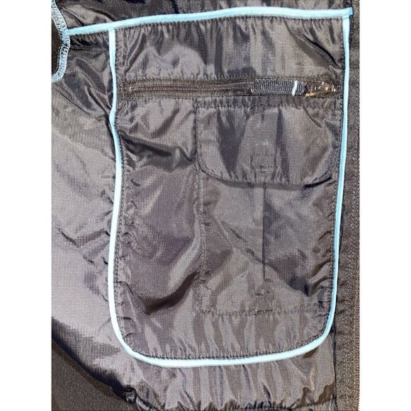 Lands End Women’s Blue Fleece Full Zip Jacket Drawstring with Hood Size XL 18-20 - Picture 7 of 12